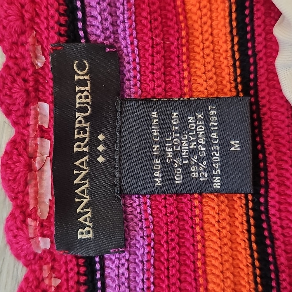 Banana Republic Boho Festival‎ Crochet Lined Tie Bikini Set, Medium - Picture 13 of 14